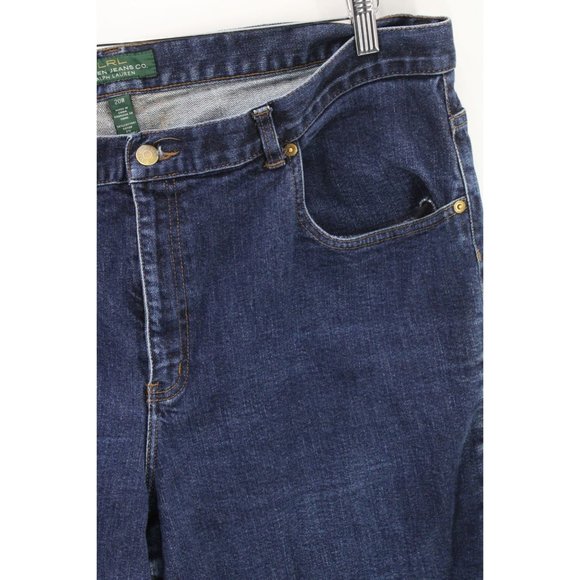 LRL Lauren Jeans Co Jeans Womens Plus Blue Denim Medium Washed Straight Size 20W - Picture 2 of 9